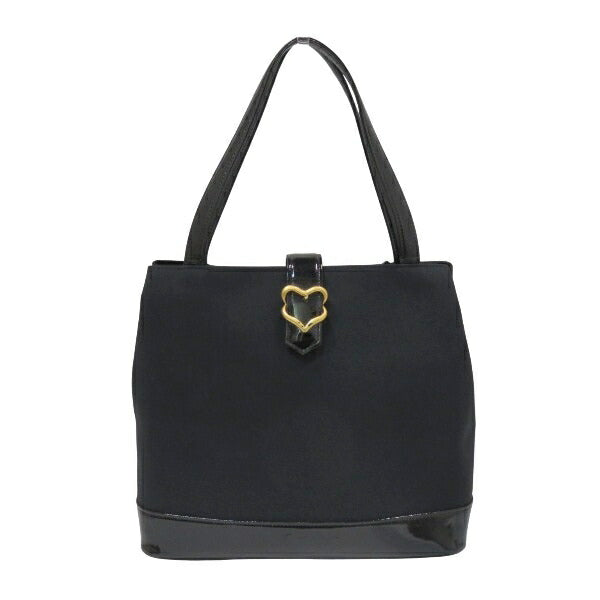Saint Laurent Nylon Enamel Shoulder Bag