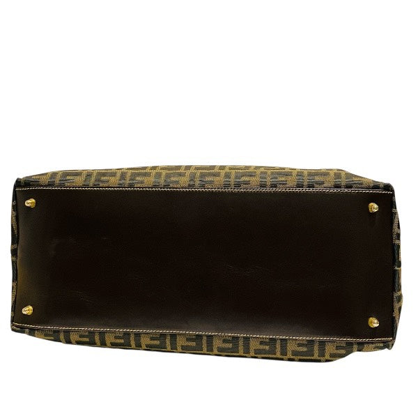 Fendi Mini Mon Tresor Polyester Silk Calf Shoulder Bag