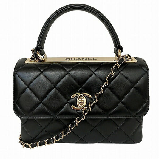 Chanel Top Handle Lambskin 2way Bag
