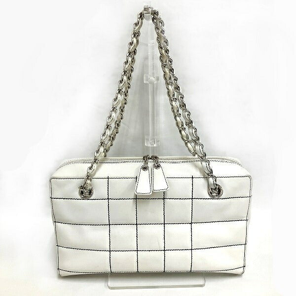 Chanel Choco Bar Lambskin Shoulder Bag