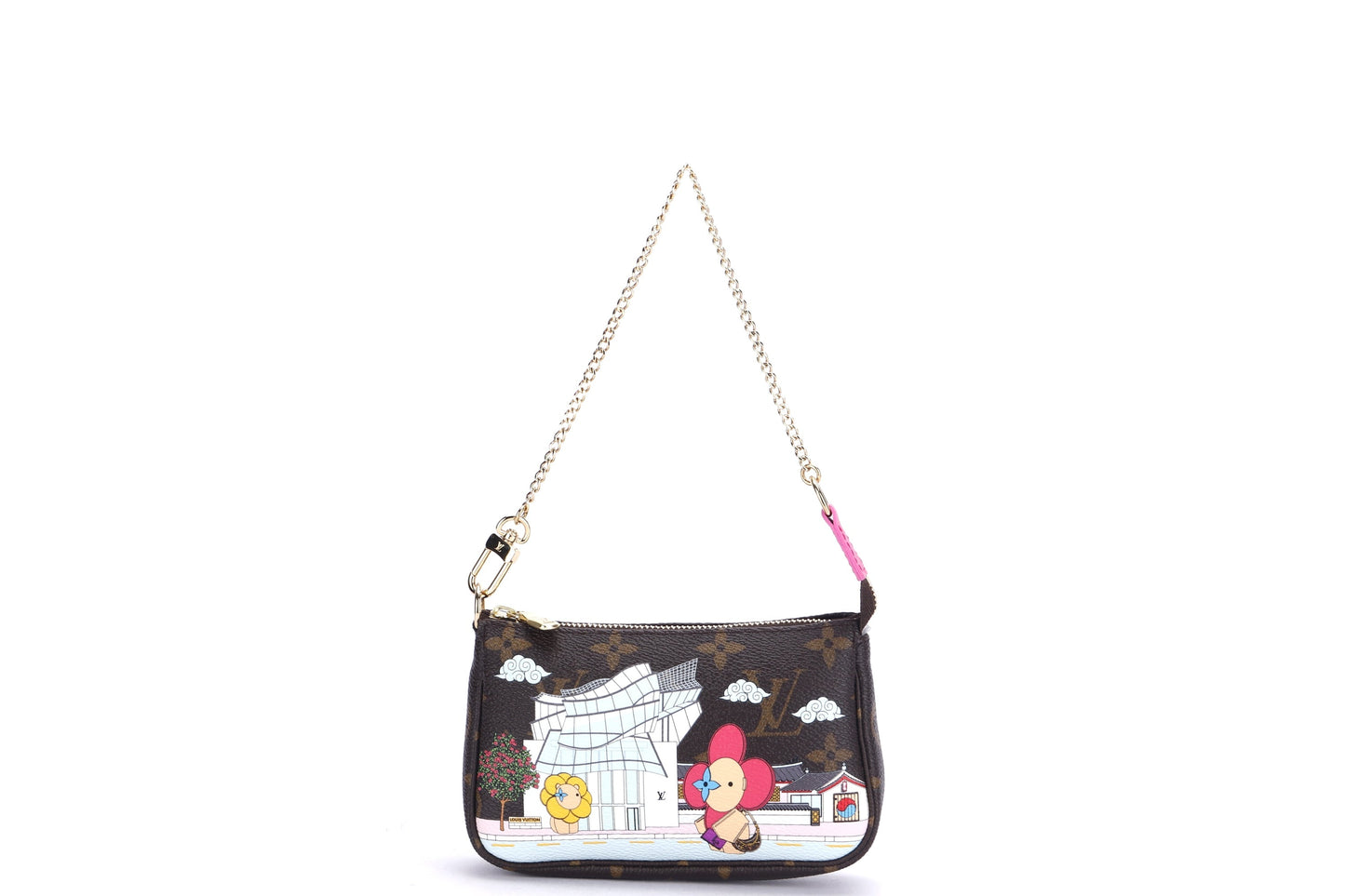 LOUIS VUITTON MINI POCHETTE ACCESSORIES ( ) MONOGRAM CANVAS, WITH DUST COVER & BOX Clutch