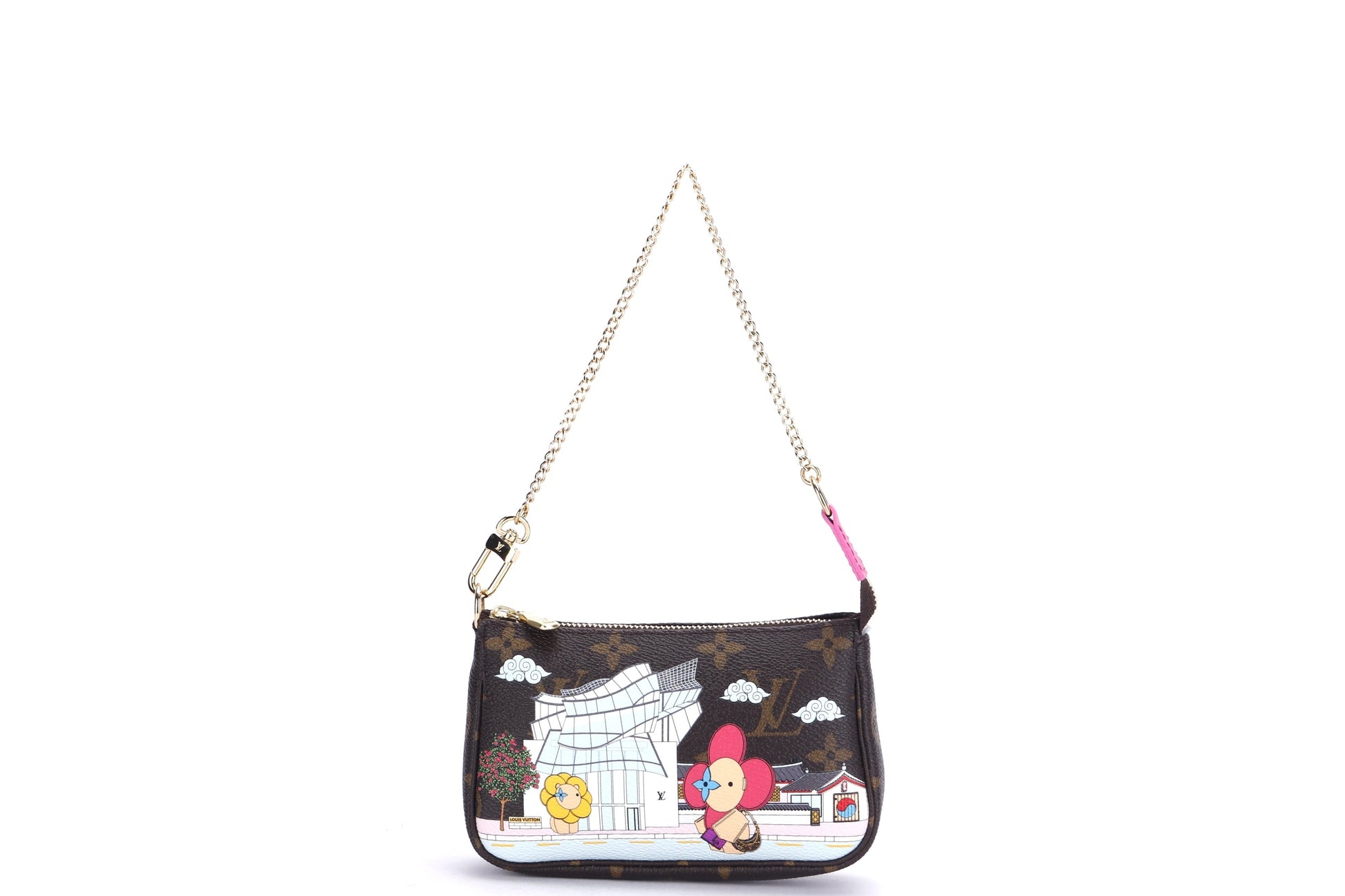 LOUIS VUITTON MINI POCHETTE ACCESSORIES ( ) MONOGRAM CANVAS, WITH DUST COVER & BOX Clutch
