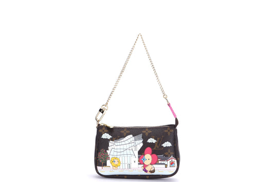 LOUIS VUITTON MINI POCHETTE ACCESSORIES ( ) MONOGRAM CANVAS, WITH DUST COVER & BOX Clutch
