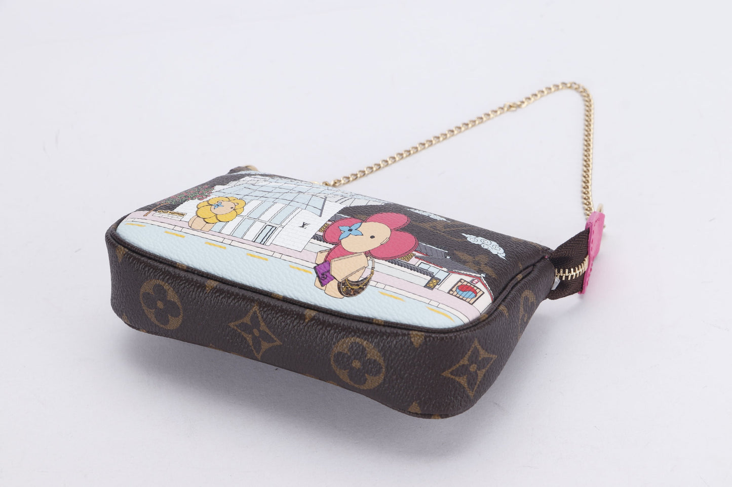 LOUIS VUITTON MINI POCHETTE ACCESSORIES ( ) MONOGRAM CANVAS, WITH DUST COVER & BOX Clutch