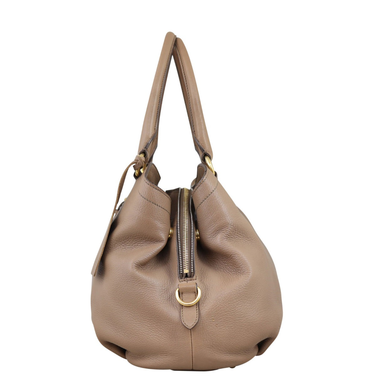 Prada Vitello Cervo Shopping Tote