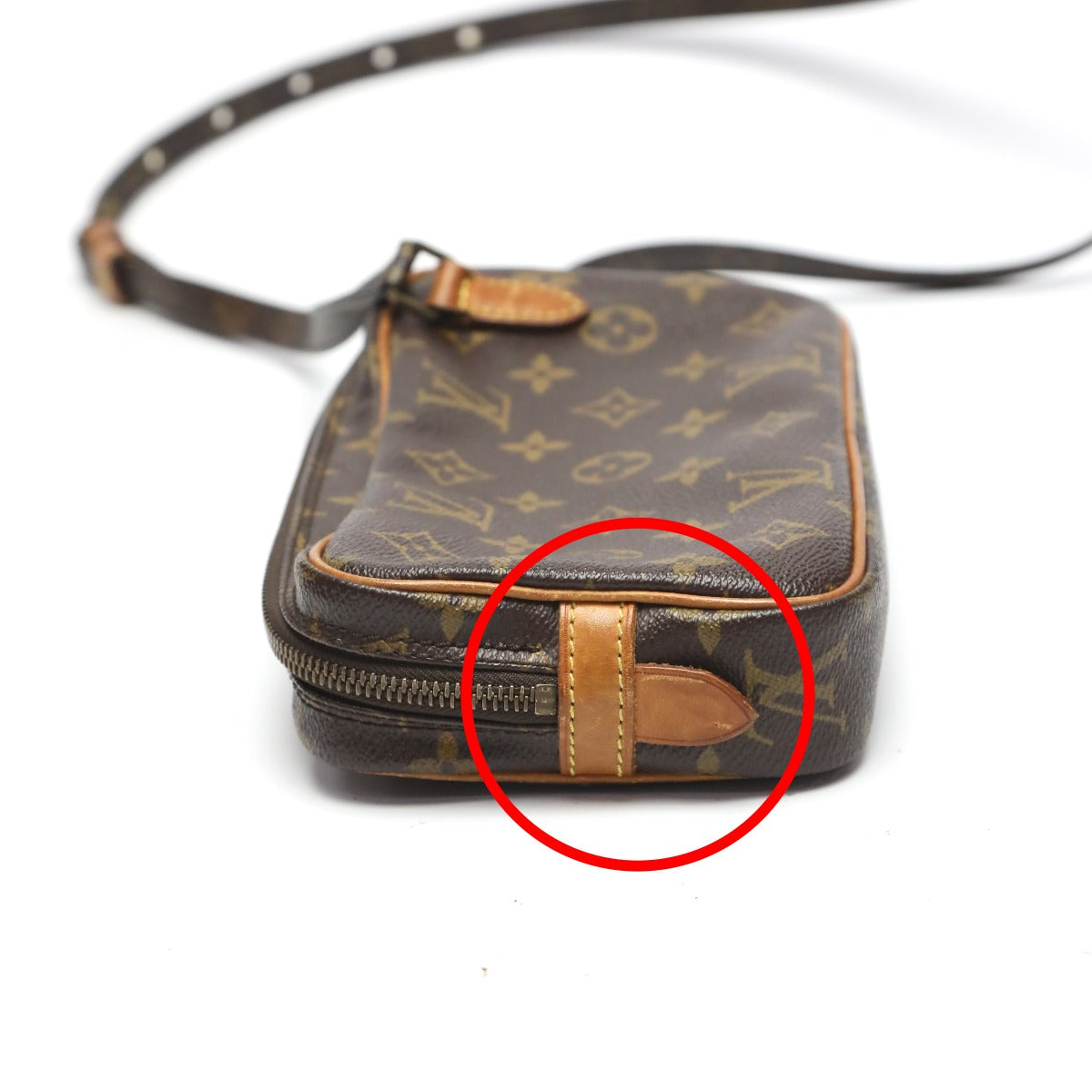 LOUIS VUITTON Shoulder Bag Monogram canvas Brown Monogram Marley Bandouliere