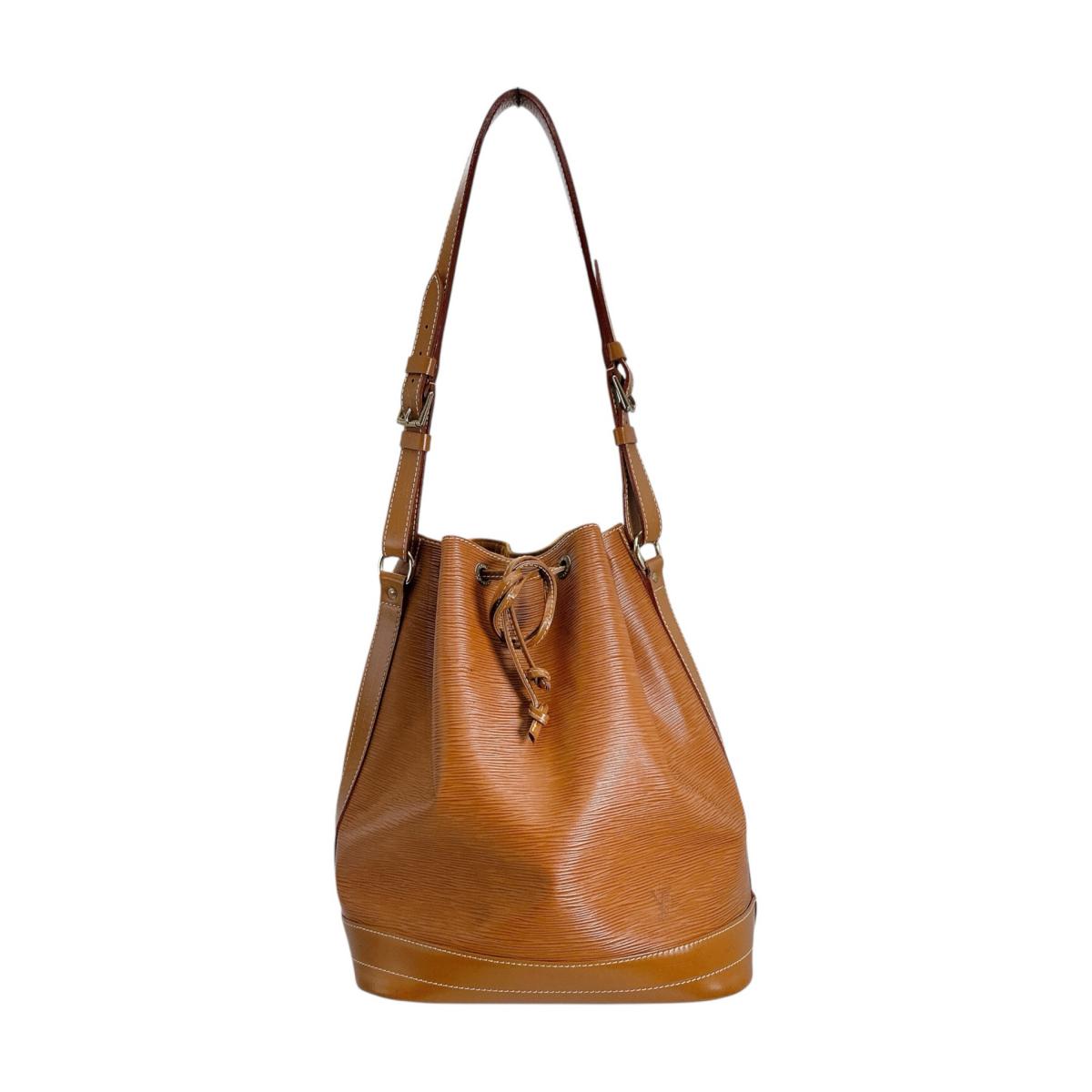 LOUIS VUITTON Shoulder Bag Epi Leather Brown Epi Noe