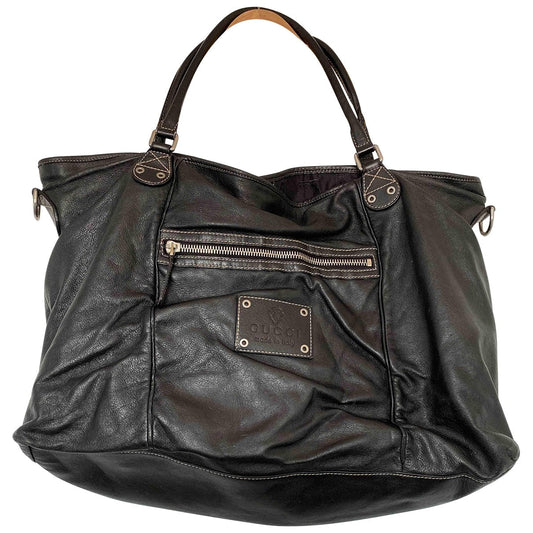 Gucci black leather bag
