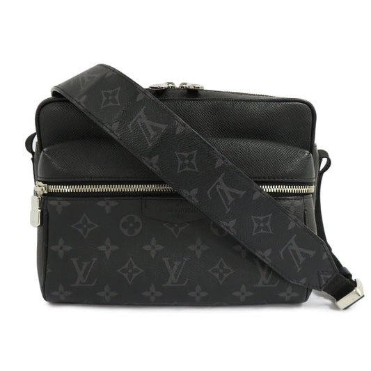 Louis Vuitton Messenger M30233 Monogram Tigger Shoulder Bag Noir Black Silver G Leather