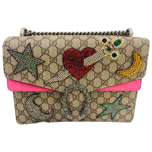 Gucci dionysus beige cloth handbag