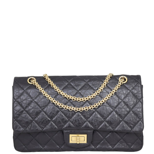 Chanel 2.55 Reissue 227 Double Flap Bag | Gold Hardware