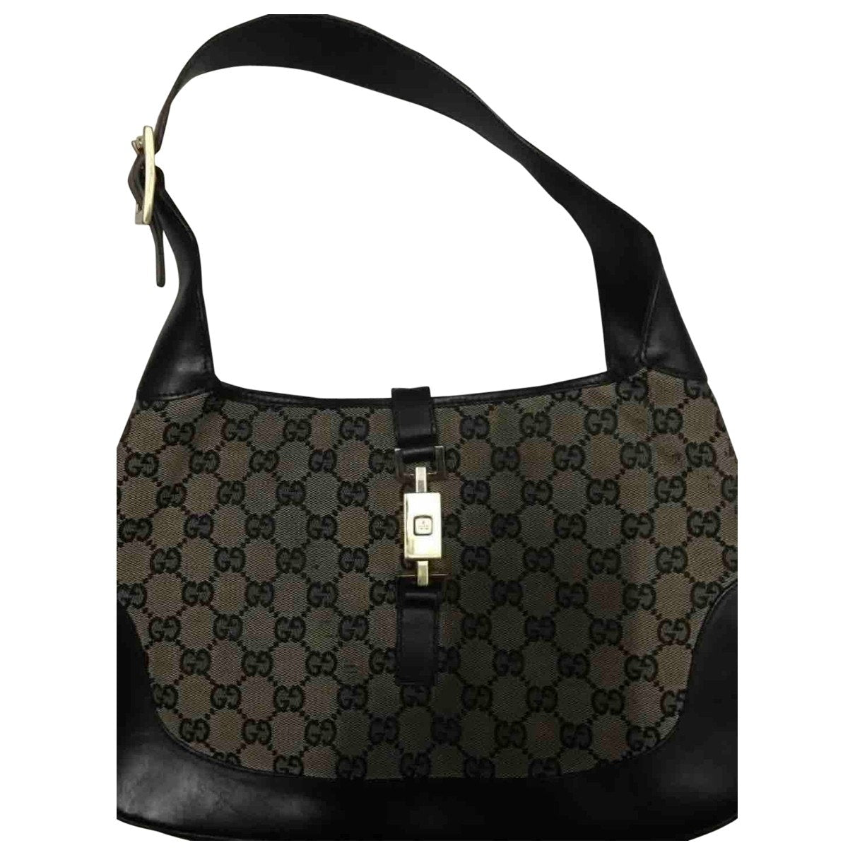 Gucci jackie black cloth handbag