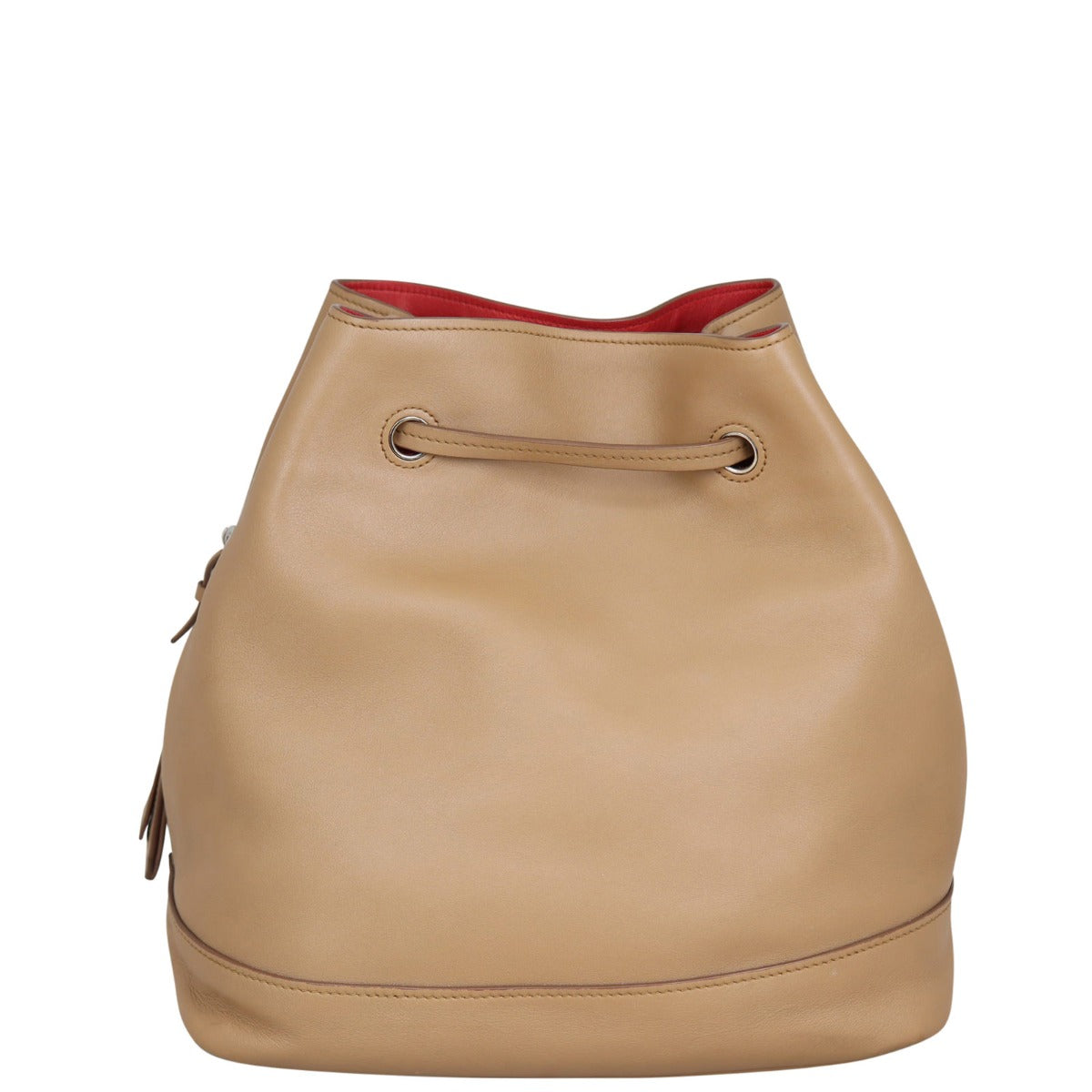 Prada City Calf Leather Bucket Bag
