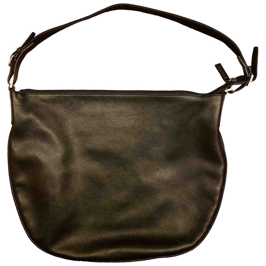 Gucci black leather handbag