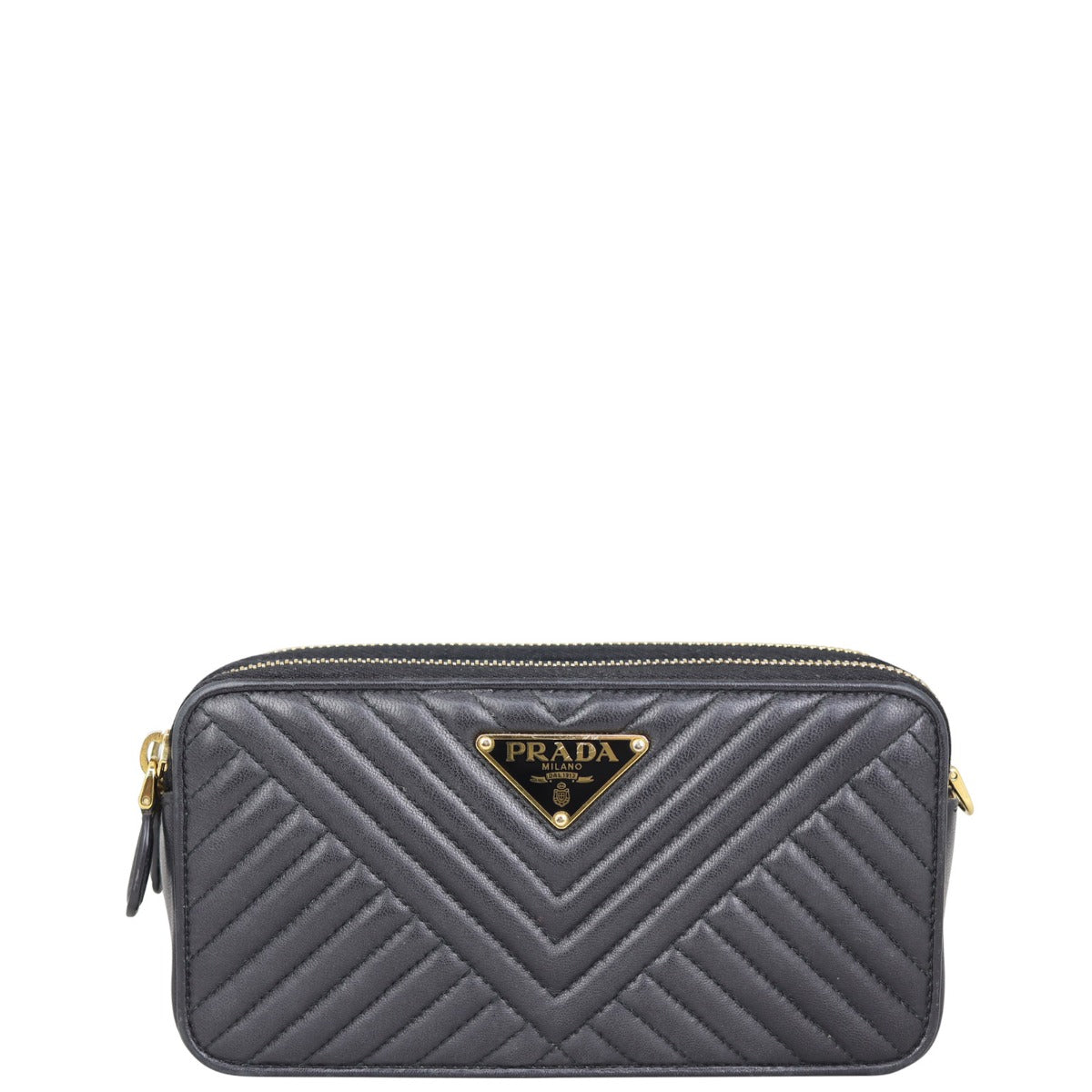Prada Diagramme Nappa Mini Chain Shoulder Bag