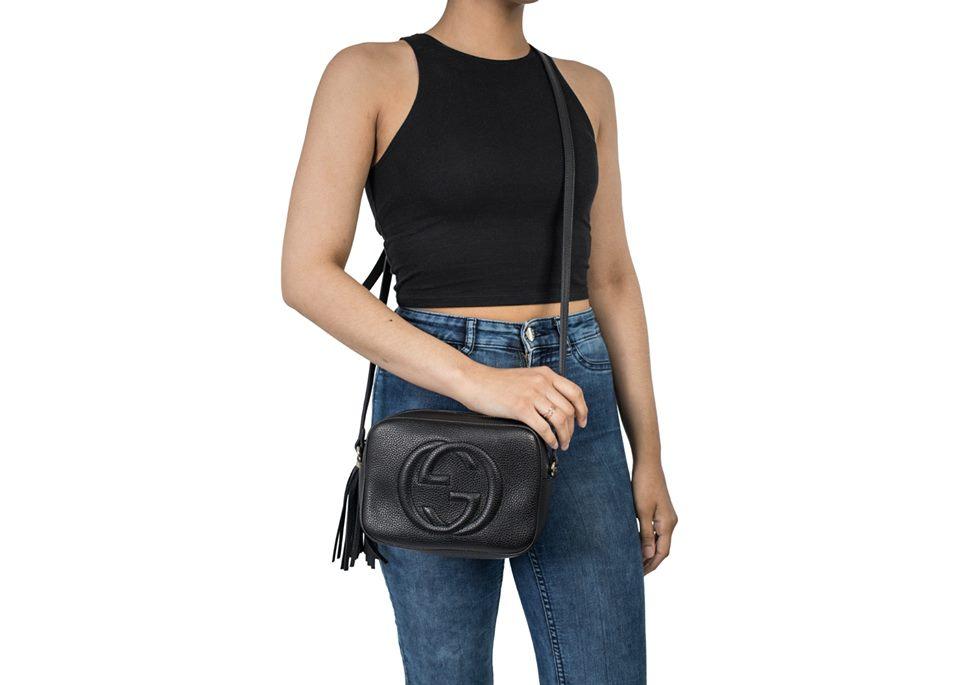 Gucci Monogram Leather Crossbody