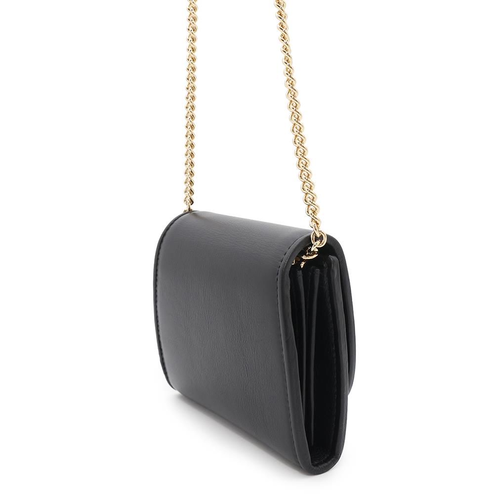 GUCCI ?Blondie Chain Wallet Black725219 Leather