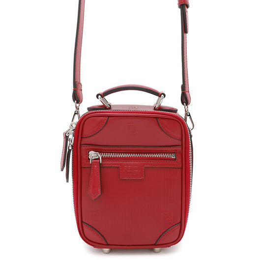 FENDI ?Travel Mini Bag Shoulder Bag Red7VA542 Leather