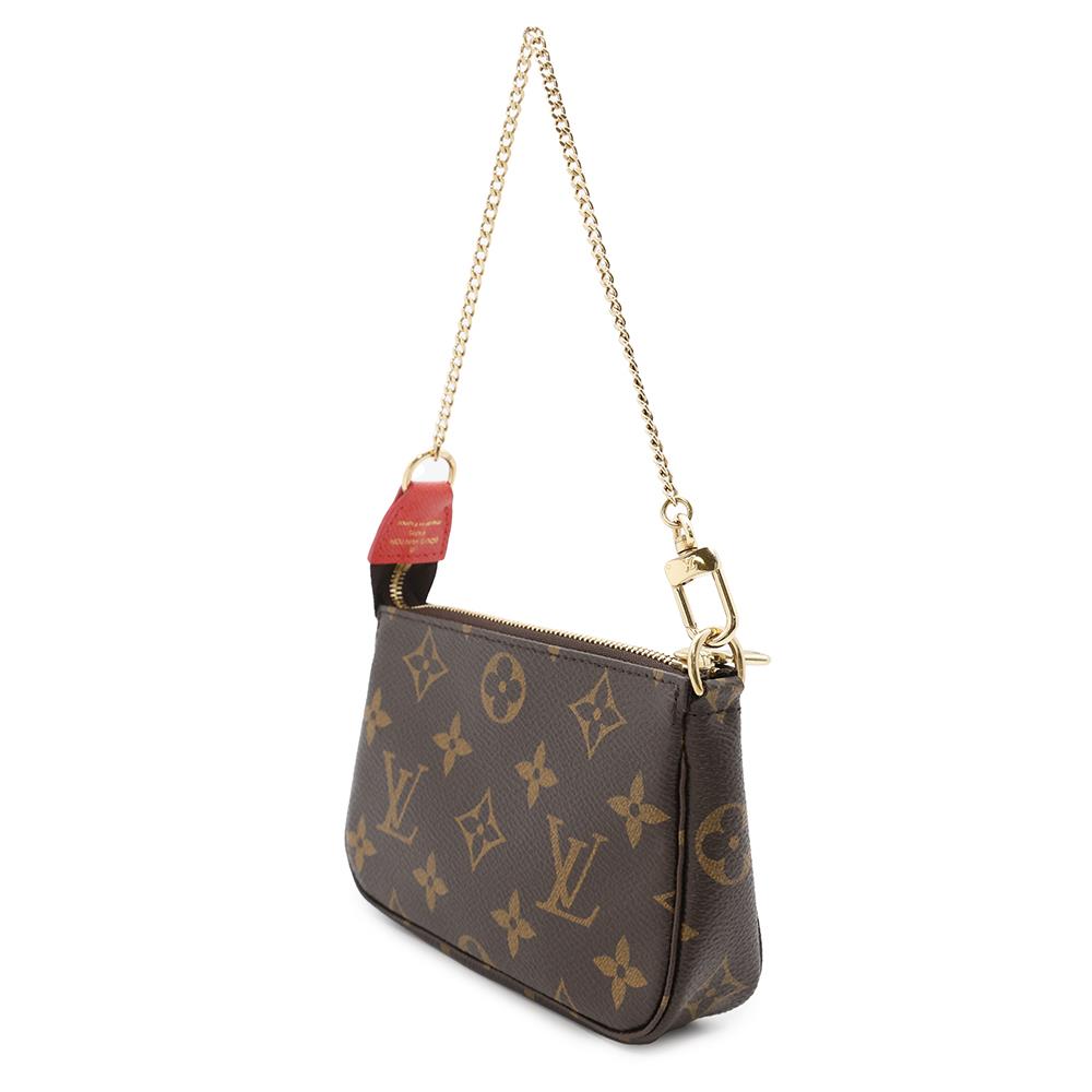  LOUIS VUITTON Mini Pochette Accessoires BrownM41655 Monogram
