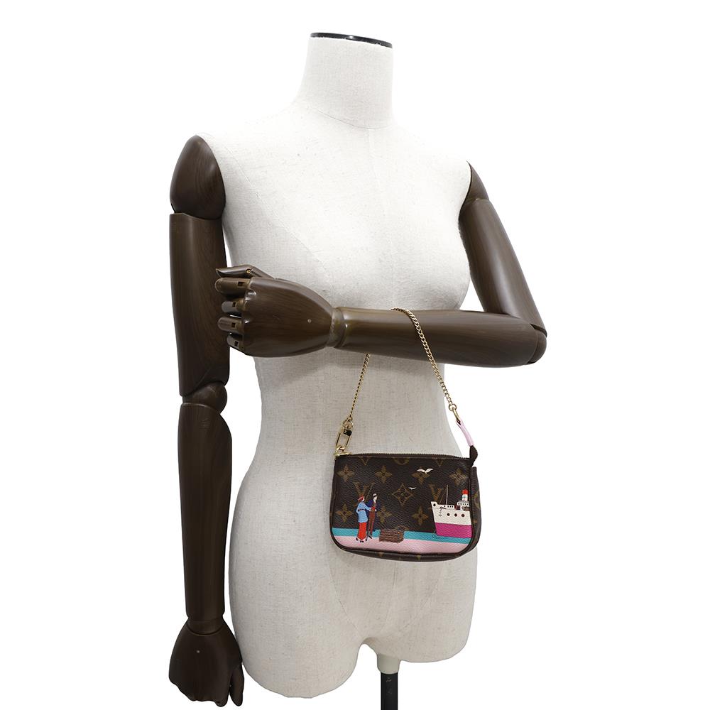 LOUIS VUITTON Mini Pochette Accessories Atlantic Cruises Brown/MulticolorM62141 Monogram