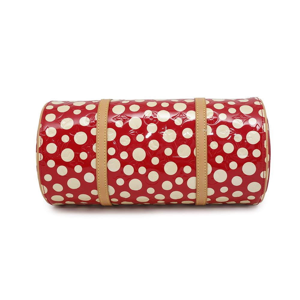 LOUIS VUITTON Papillon RougeM91425 Monogram Vernis Leather Dot Infinity