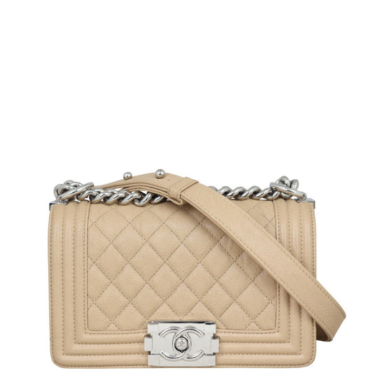 Chanel Boy Small | Beige