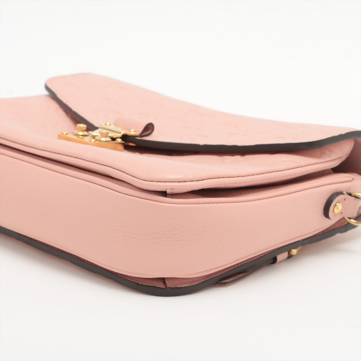 Louis Vuitton Rose Ballerine Monogram Empreinte Leather Pochette Metis Clearance Sale