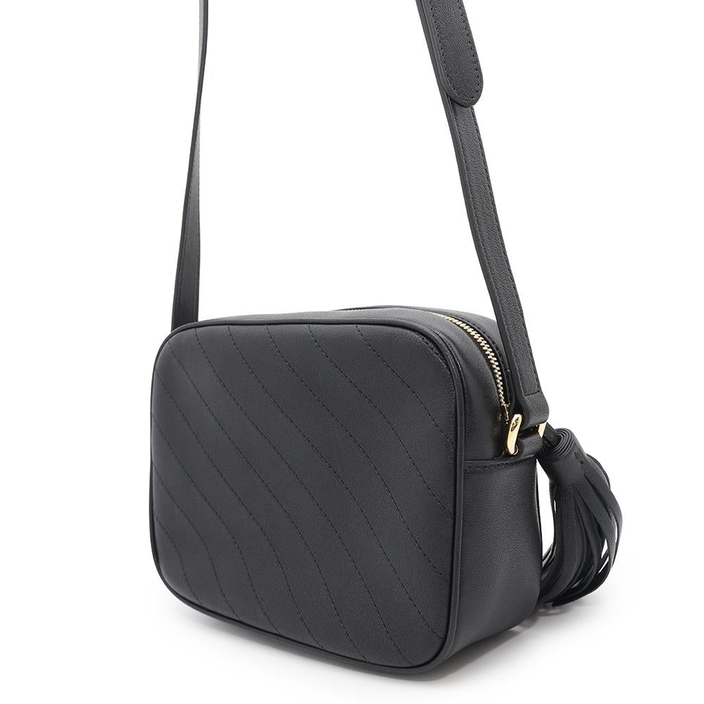 GUCCI Blondie Shoulder Bag Black742360 Leather Size Small