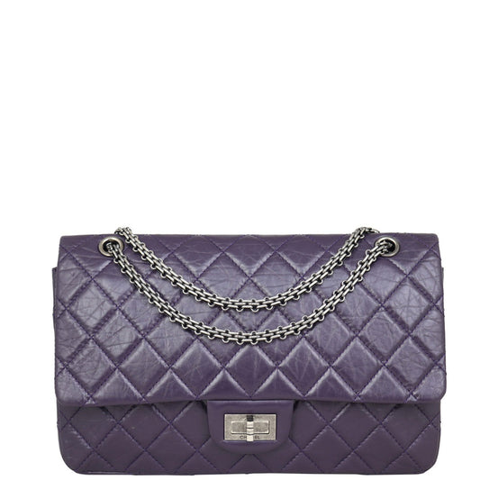 Chanel 2.55 Reissue 227 Double Flap Bag | Purple