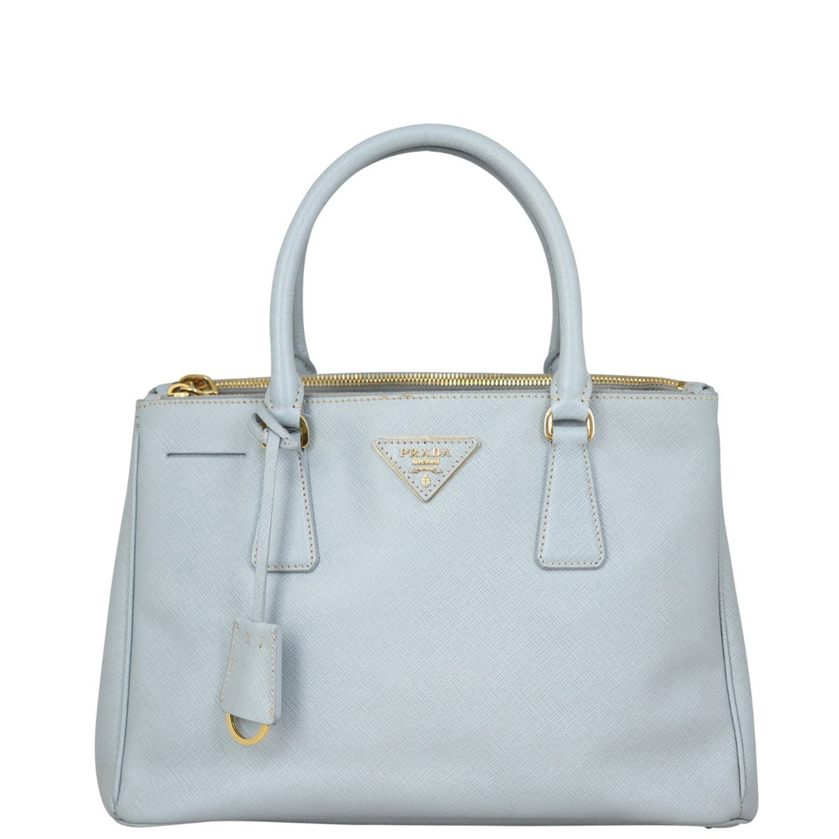 Prada Saffiano Lux Galleria Double Zip Tote Small