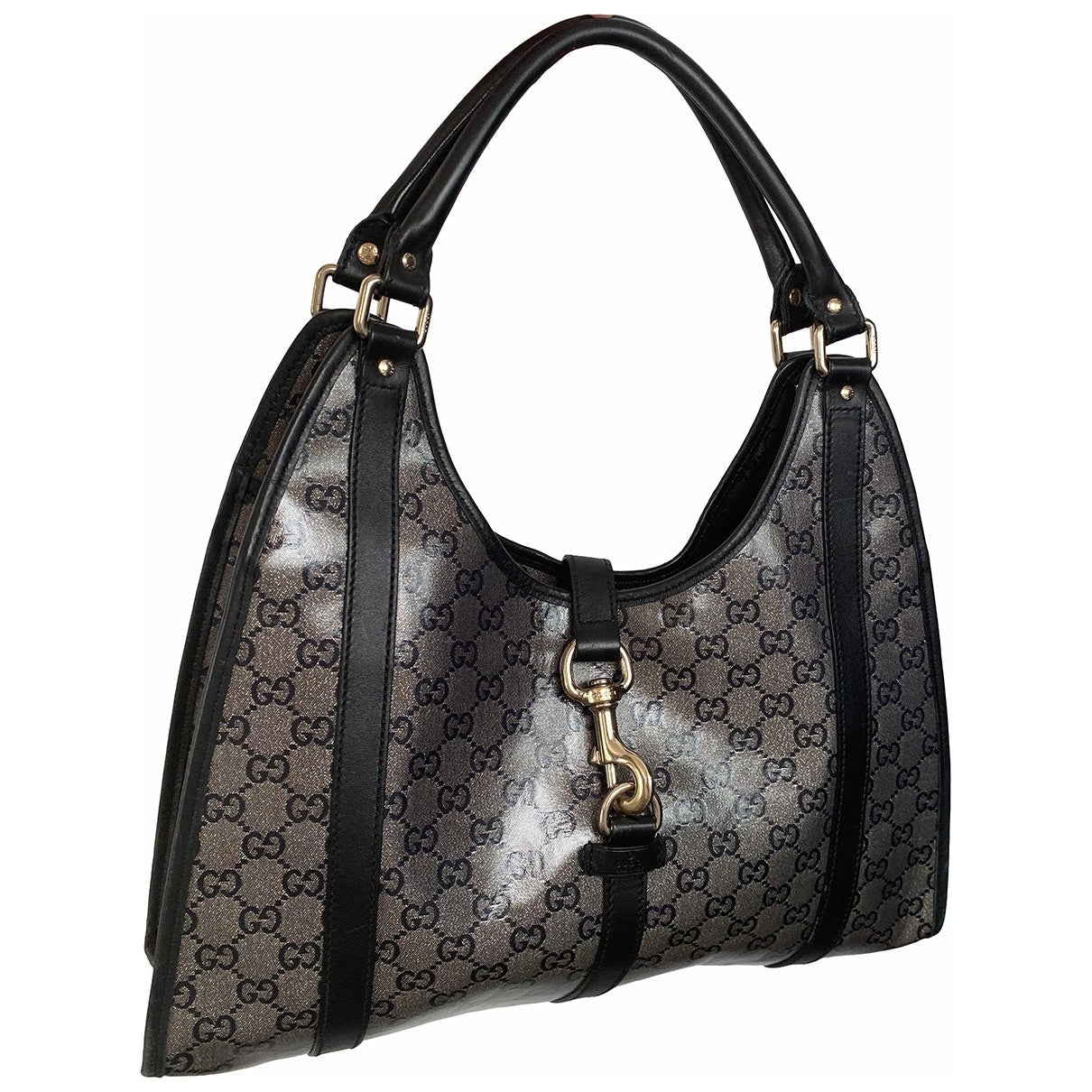 Gucci gold cloth handbag