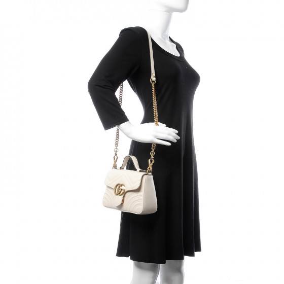 Gucci Monogram Top Handle Crossbody
