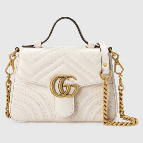 Gucci Monogram Top Handle Crossbody