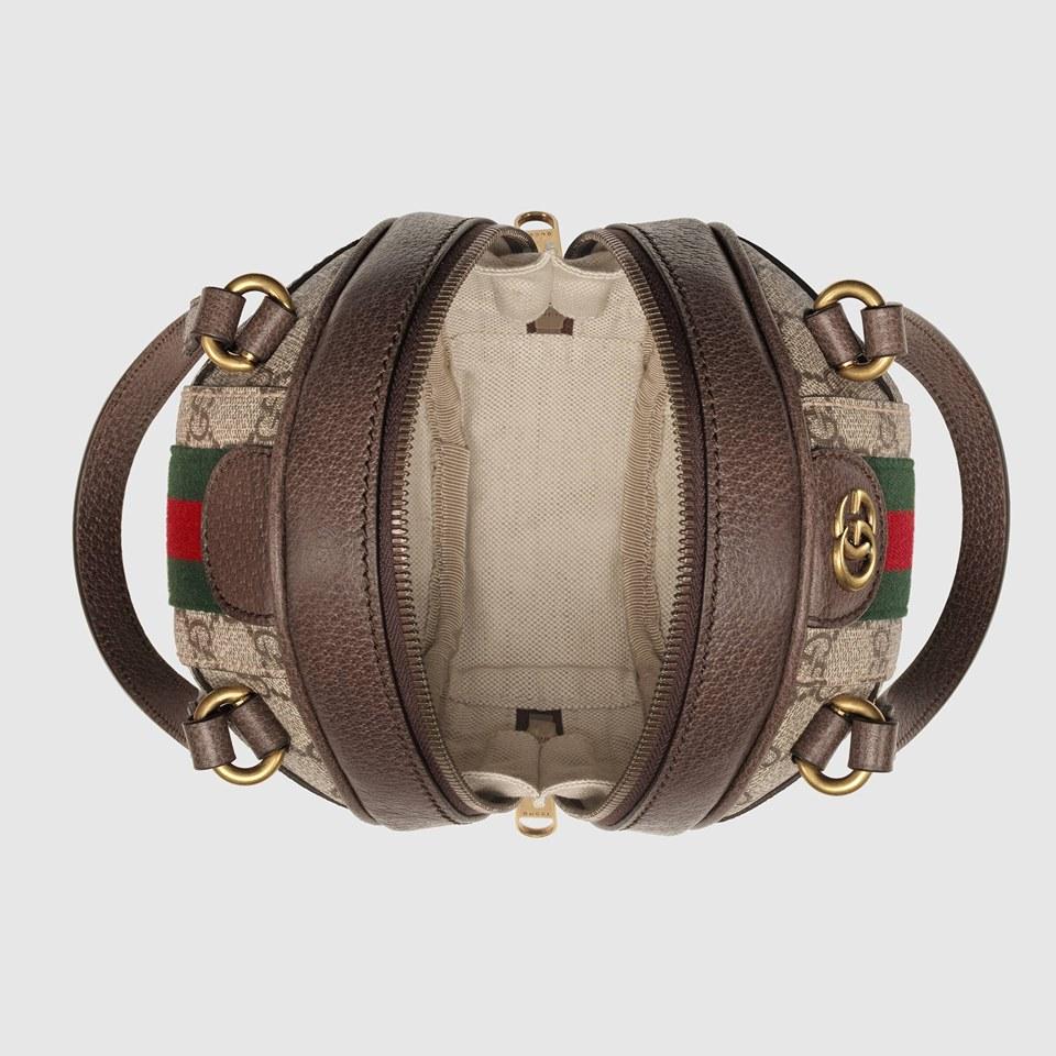 Gucci Monogram Leather Mini Crossbody