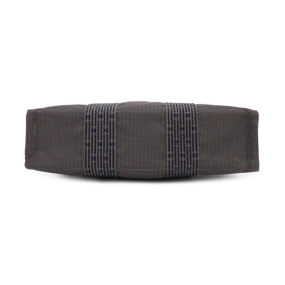 HERMES Her Line Tote Gray Canvas Size PM