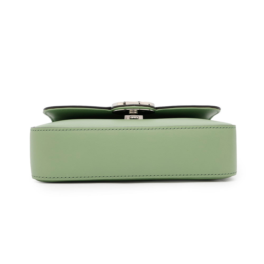 GUCCI ?PETITE GG Green739722 Leather Size Mini