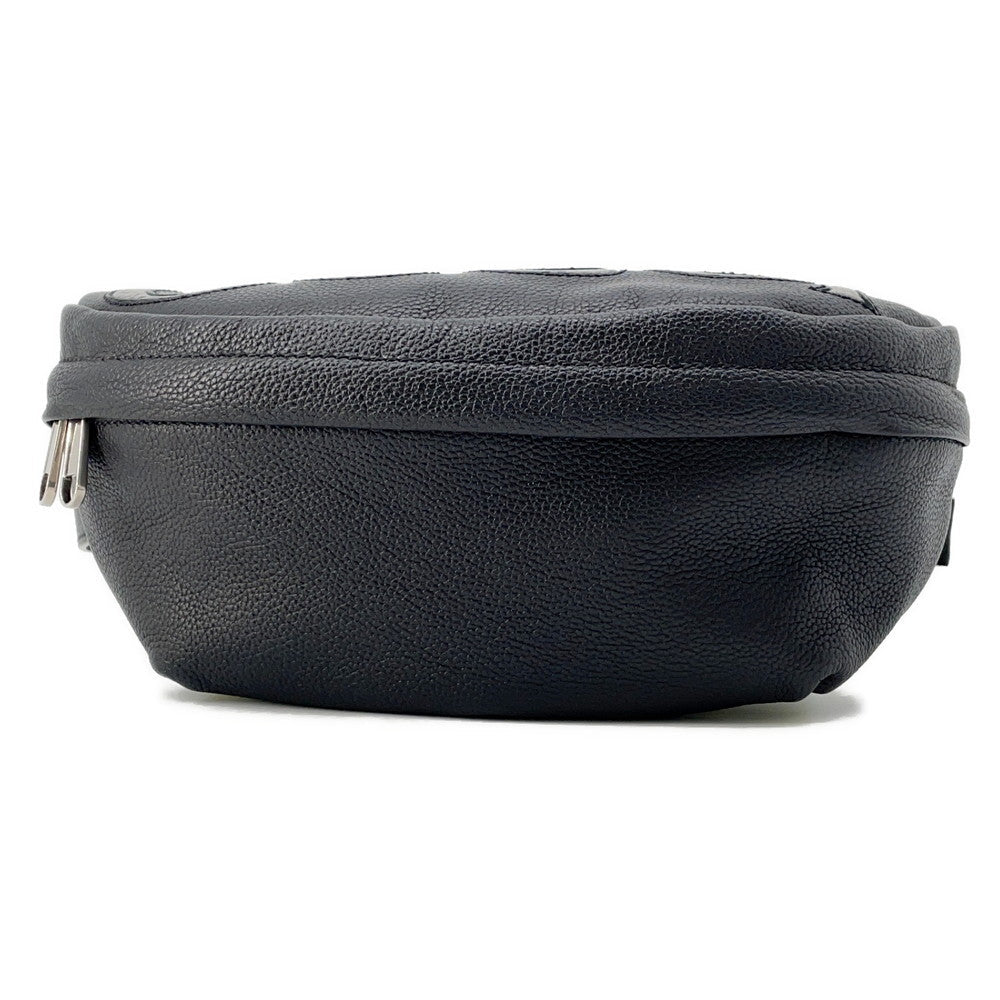 GUCCI ?Inlay logo belt bag Black768111 Leather