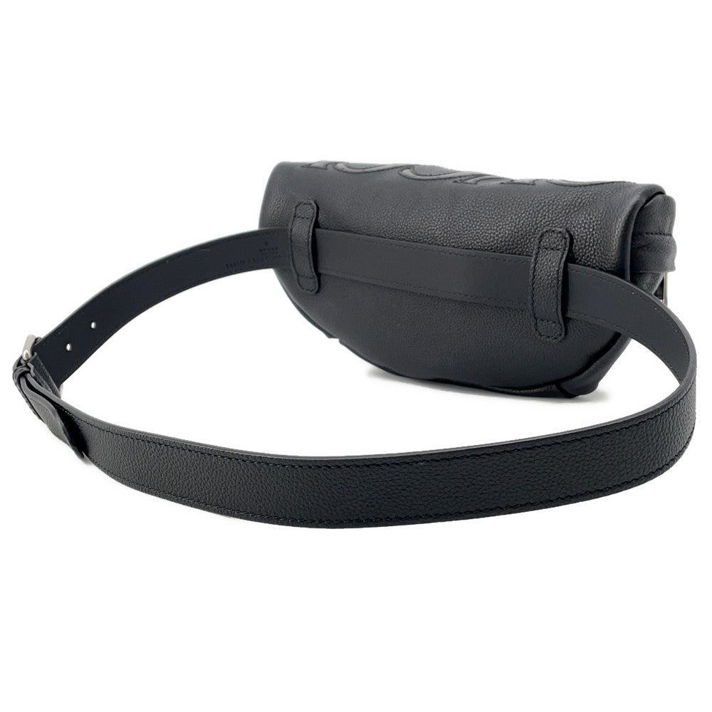 GUCCI ?Inlay logo belt bag Black768111 Leather