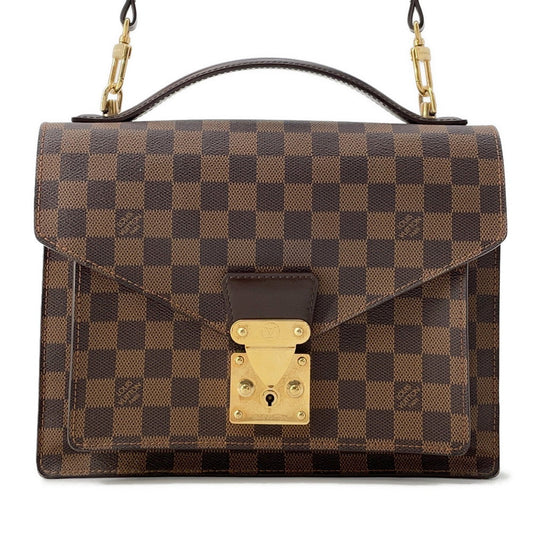 LOUIS VUITTON Monceau SPO RedN48088 Damier Ebene Canvas
