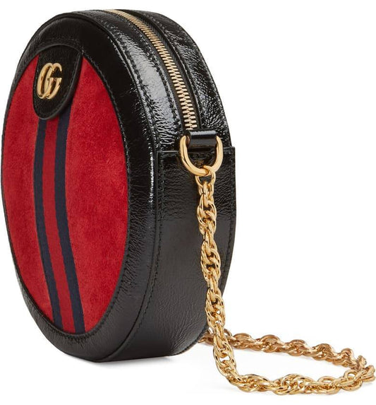 Gucci Monogram Chain Leather Crossbody