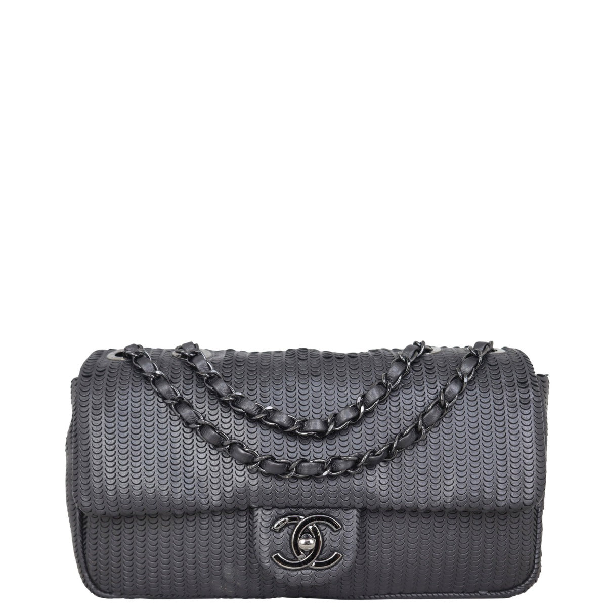 Chanel CC Laser Cut Flap Bag
