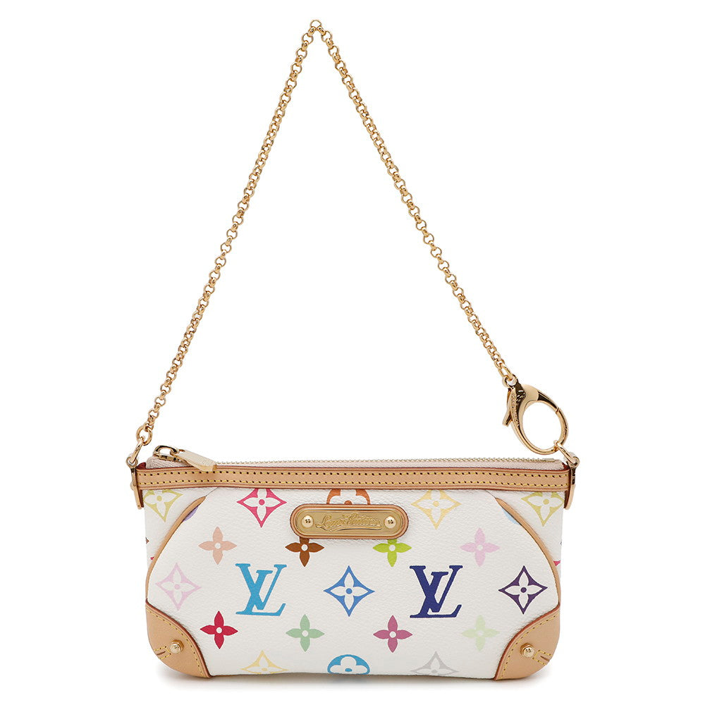 LOUIS VUITTON Pochette?Milla BlancM60096 Monogram?Multicolor Size MM