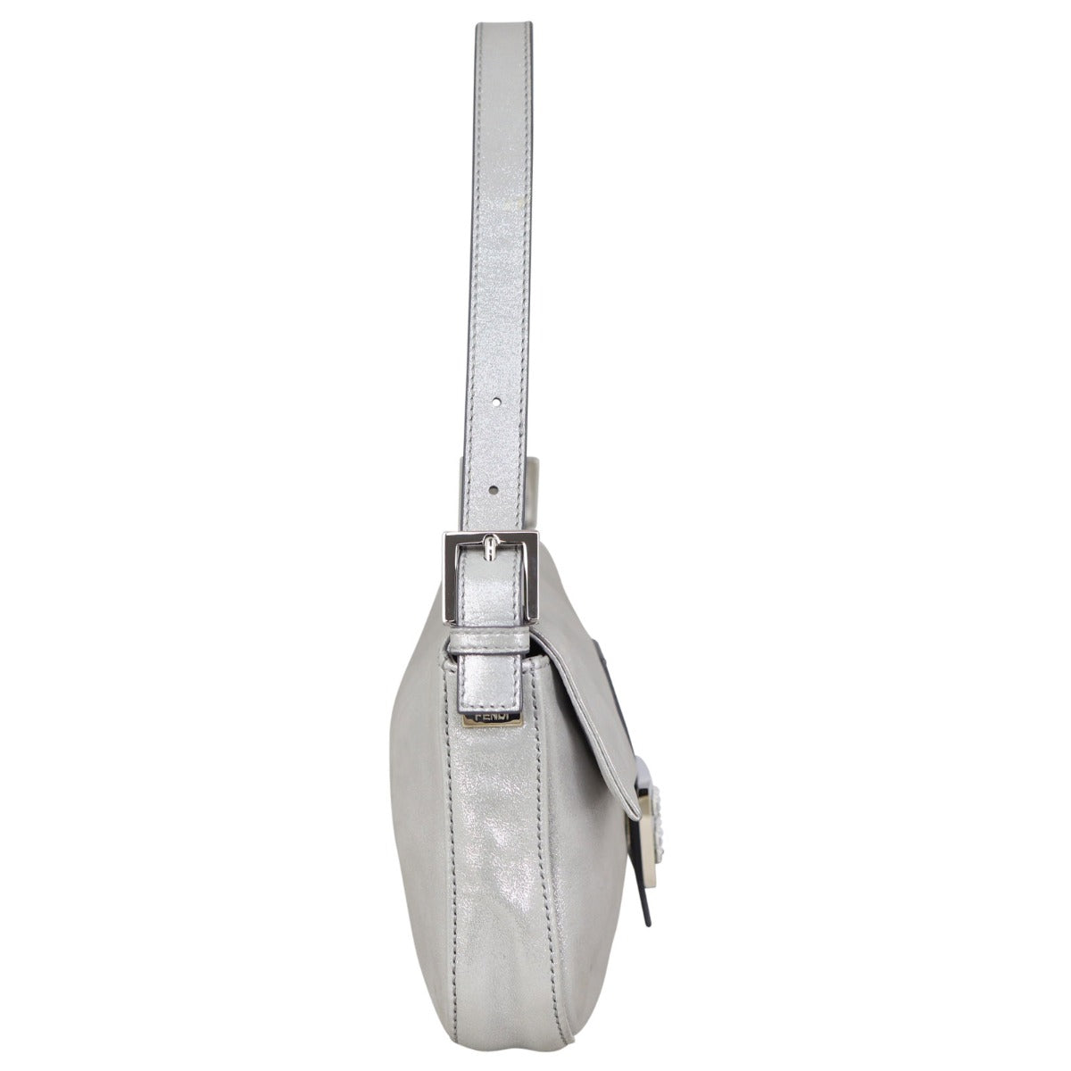 Fendi Baguette Bag Silver