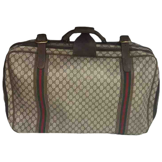 Gucci multicolour cloth travel bag