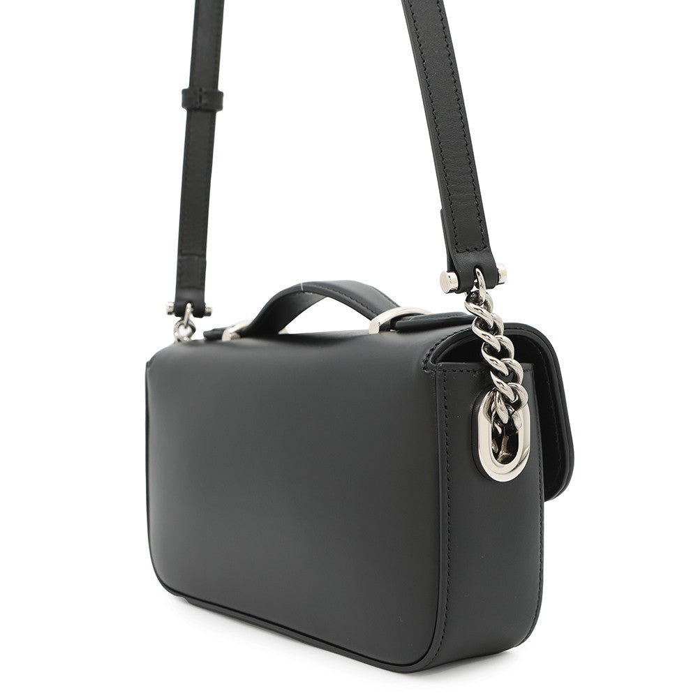 GUCCI ?Petit GGShoulder Black739722 Leather Size Mini