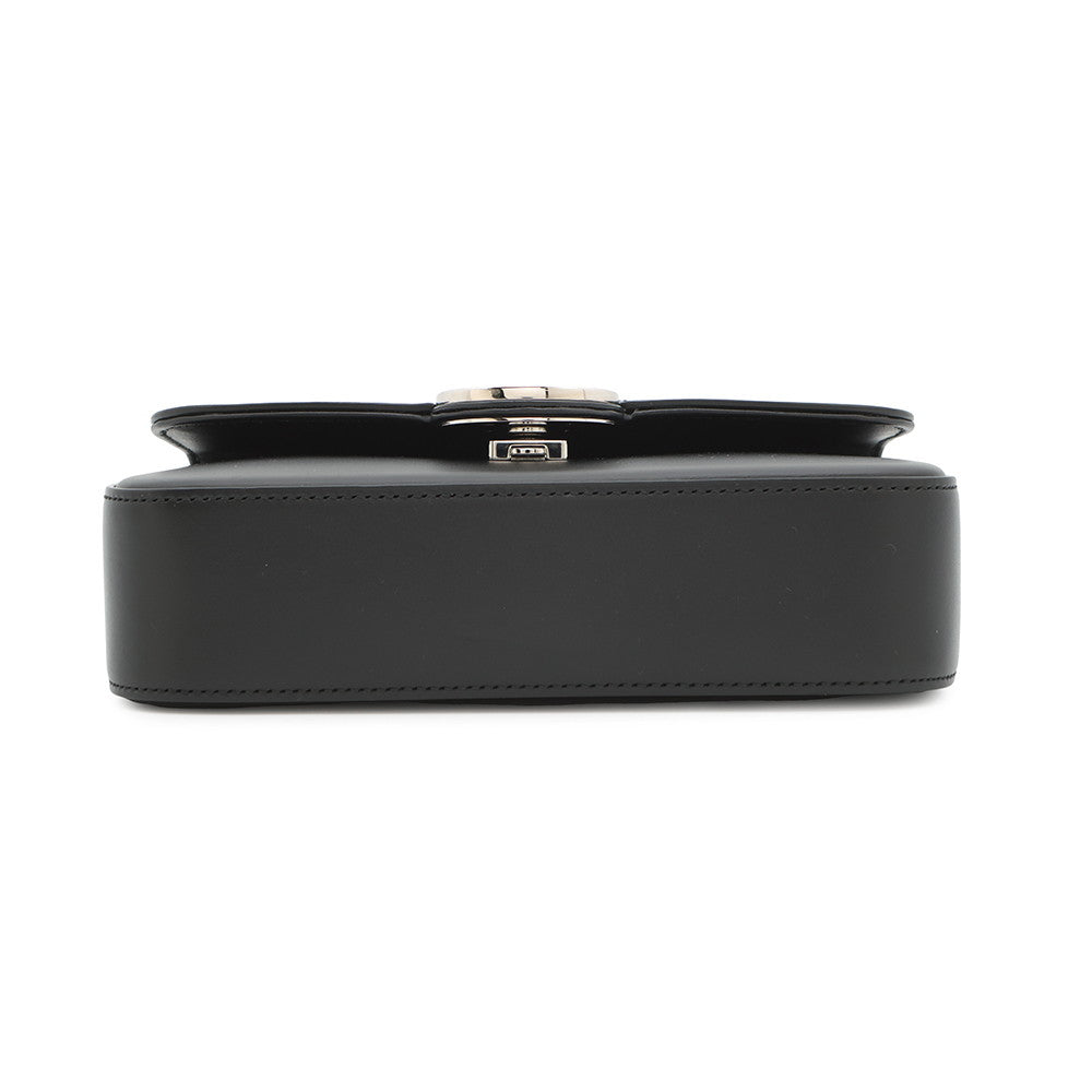 GUCCI ?Petit GGShoulder Black739722 Leather Size Mini