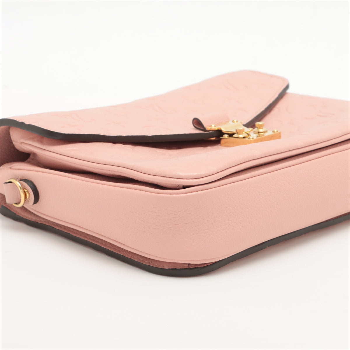 Louis Vuitton Rose Ballerine Monogram Empreinte Leather Pochette Metis Clearance Sale