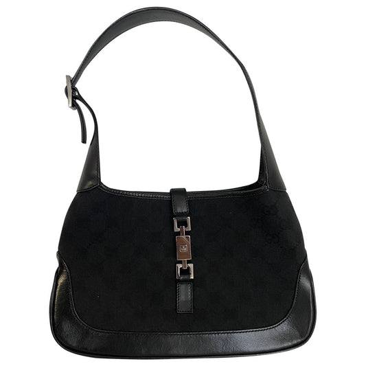 Gucci jackie black cloth handbag