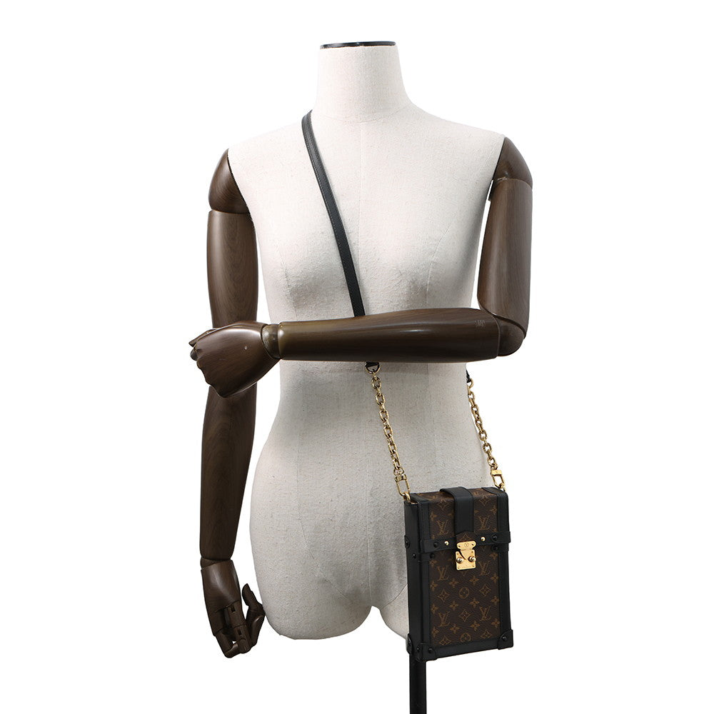 LOUIS VUITTON Pochette?Trunk Vertical NoirM63913 Monogram