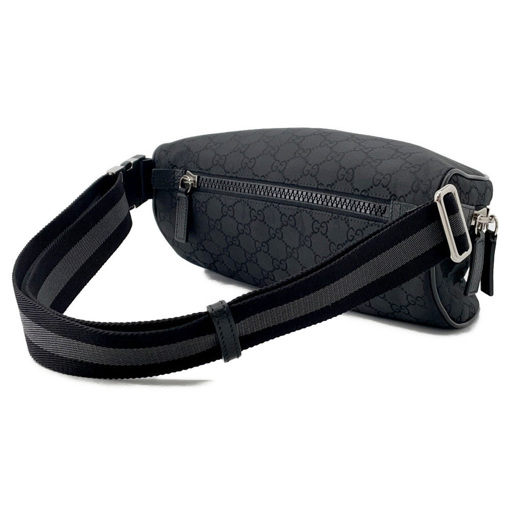 GUCCI GGNylon Crossbody Bag Black449182 Nylon